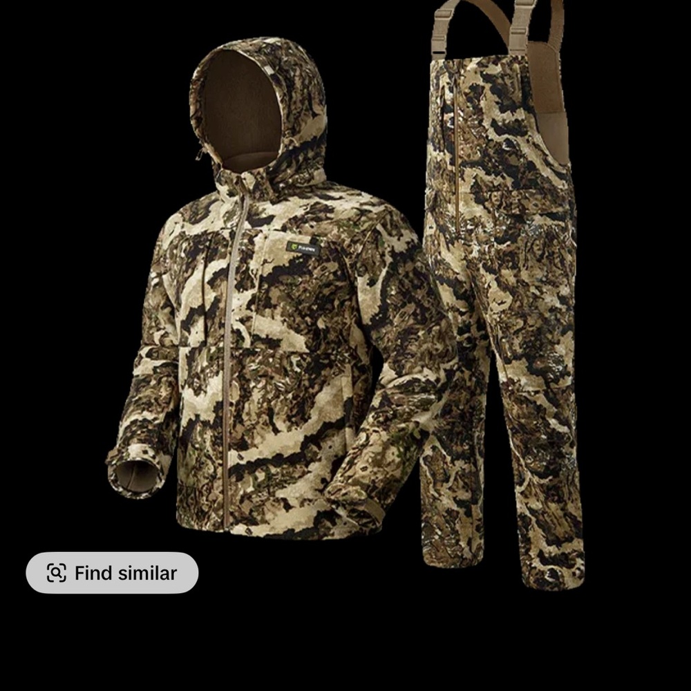 Tidewe Silent Camo Bibs and Jacket